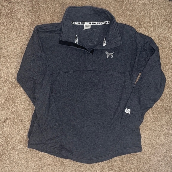 PINK Victoria's Secret Tops - VS PINK Bling Quarter Button Up